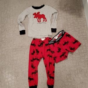 Pajamas with matching boxer shorts